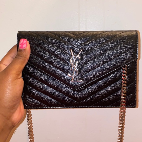 ***SOLD*** Saint Lauren envelope chain wallet - Picture 2 of 6